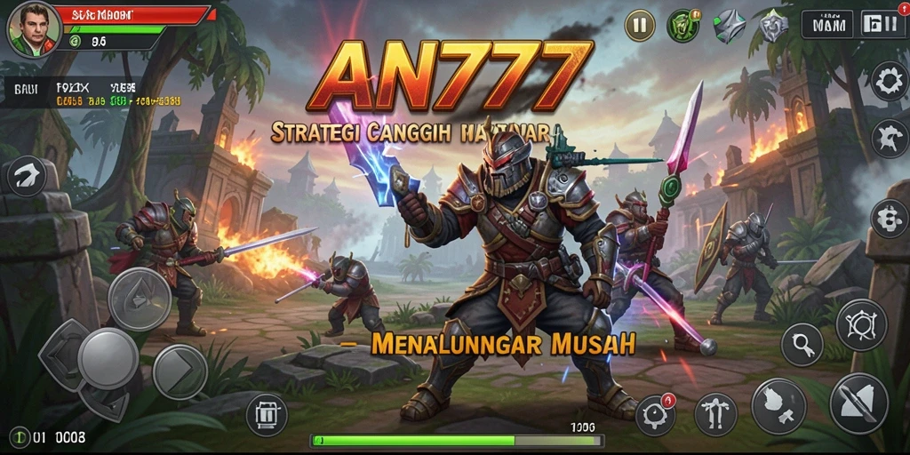 Tampilan gameplay AN777 yang menegangkan dan strategis.