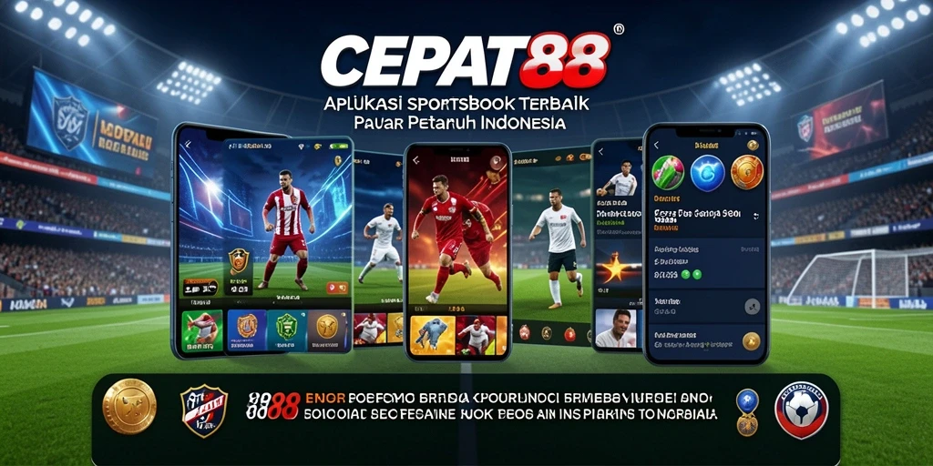 Screenshot utama CEPAT88 menampilkan antarmuka taruhan olahraga yang menarik.