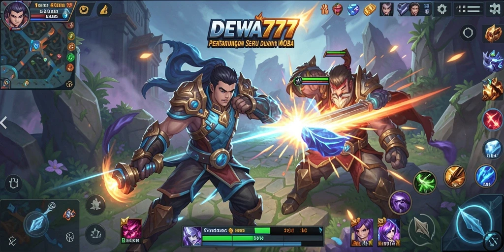 Tampilan seru dari gameplay DEWA777 yang penuh aksi.