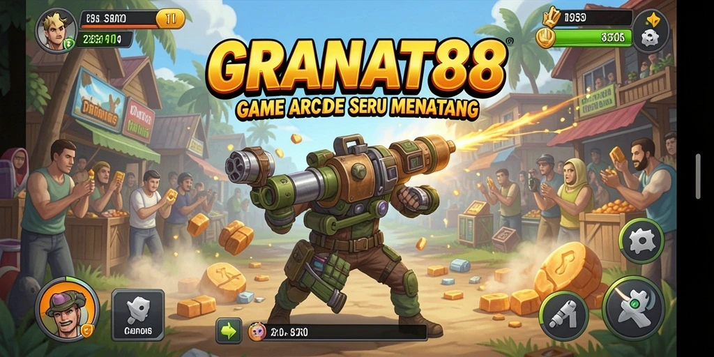 Tampilan gameplay seru dan menantang di GRANAT88.