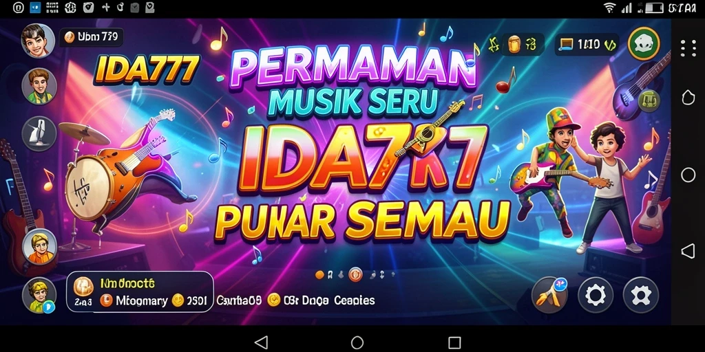 Tampilan gameplay IDA777 yang penuh warna dan interaktif.