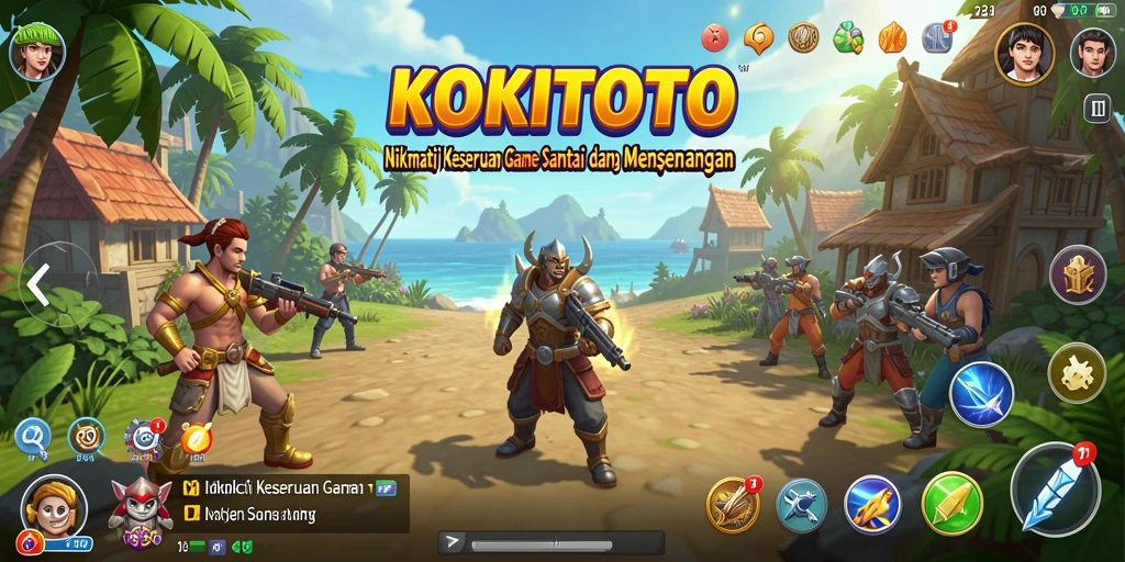 Tampilkan gameplay KOKITOTO dengan keseruan yang menanti.