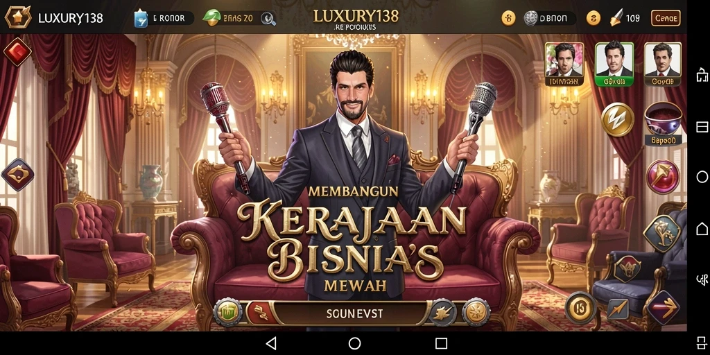 Tangkapan layar LUXURY138 menunjukkan gameplay seru dalam membangun bisnis Tycoon.