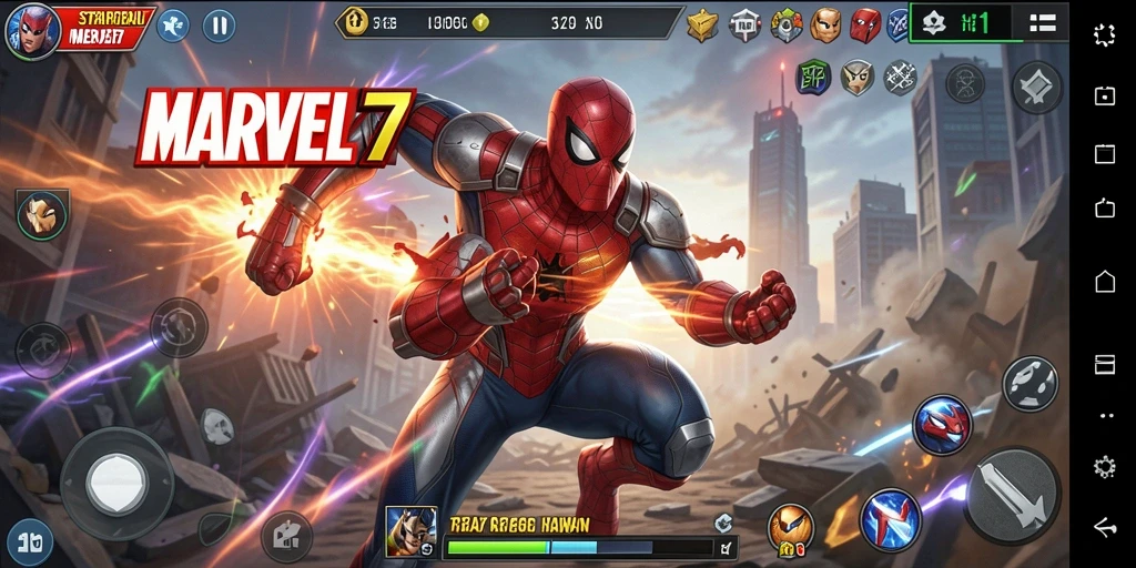 Tampilan gameplay menarik MARVEL77 dengan elemen strategi.