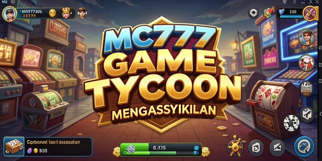 Tampilan gameplay MC777 yang menarik dan penuh strategi Tycoon.