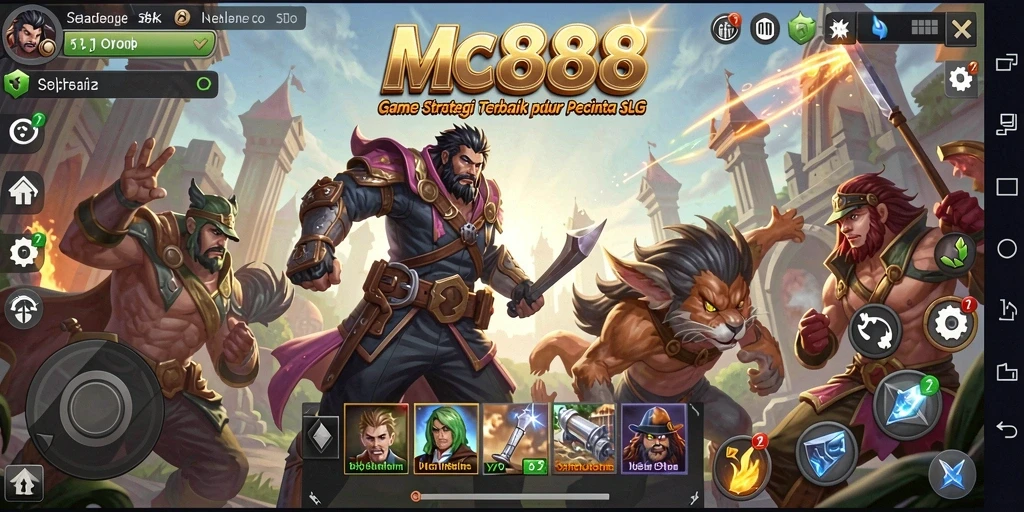 Tangkapan layar gameplay MC888 yang penuh aksi dan strategi.