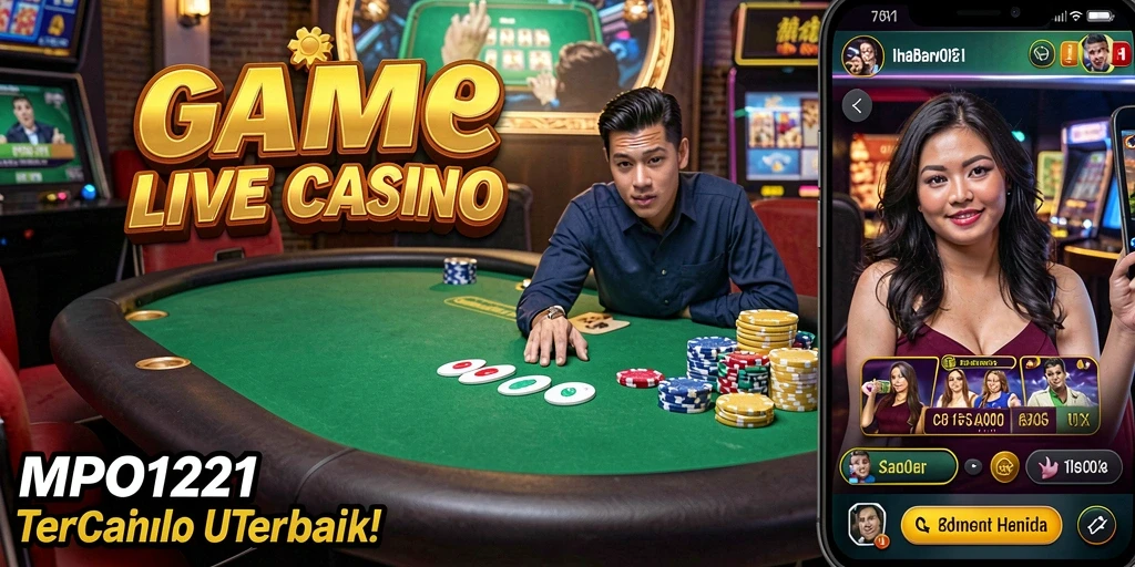 Tampilan gameplay Live Casino yang menarik dan interaktif.
