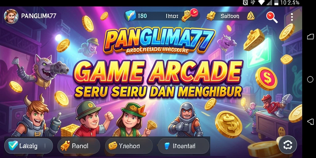 Tampilan gameplay seru dan penuh warna dari PANGLIMA77.