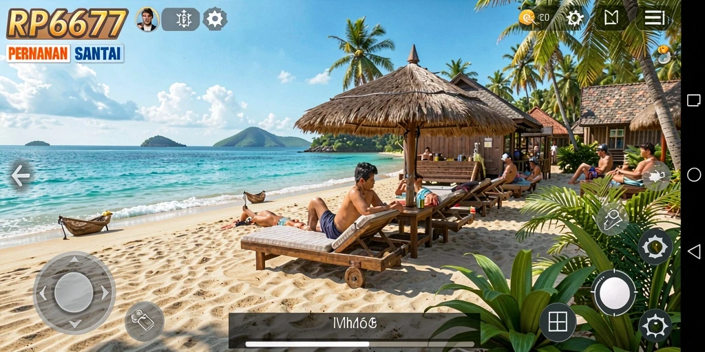 Tangkapan layar utama RP6677 menunjukkan gameplay yang menyenangkan dan interaktif.