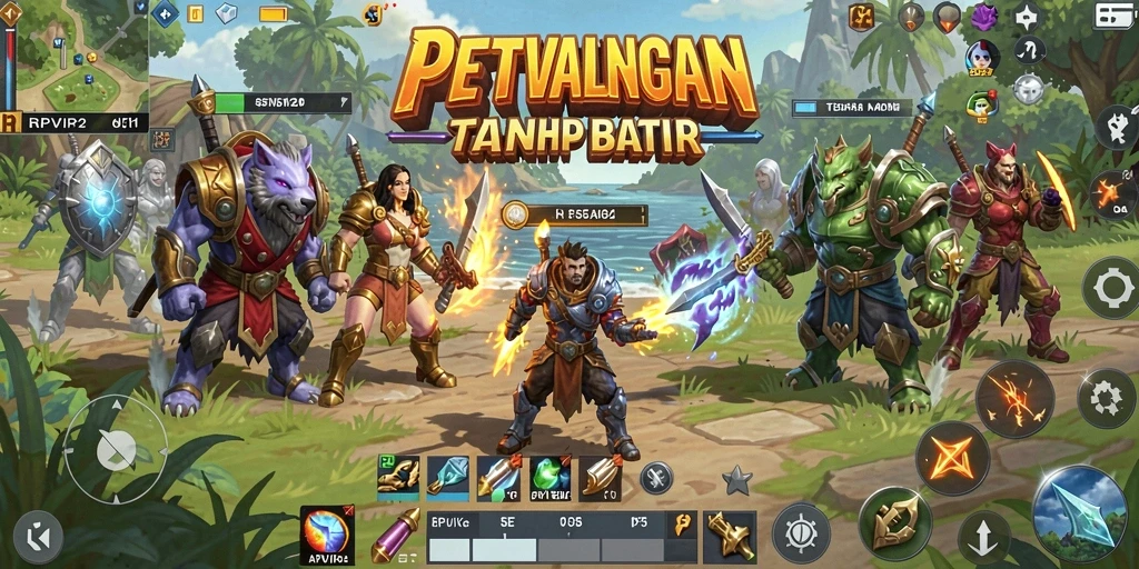 Tampilan gameplay RPVIP2 yang menakjubkan dalam dunia Open World.