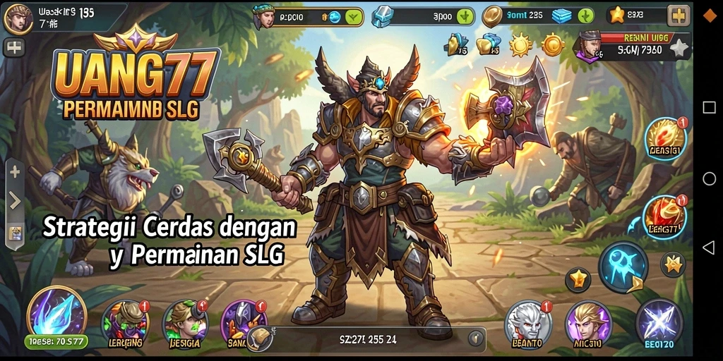 Tampilan gameplay seru dan strategis dari UANG77.